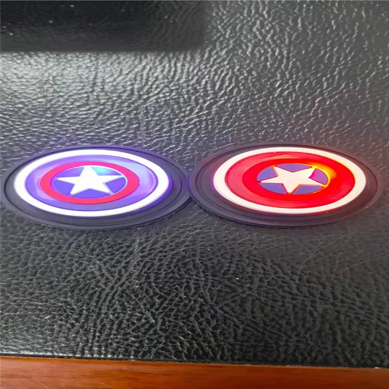 Soft plastic 3D cartoon pattern lable with Flahing light decarate on clothing shoes and toys