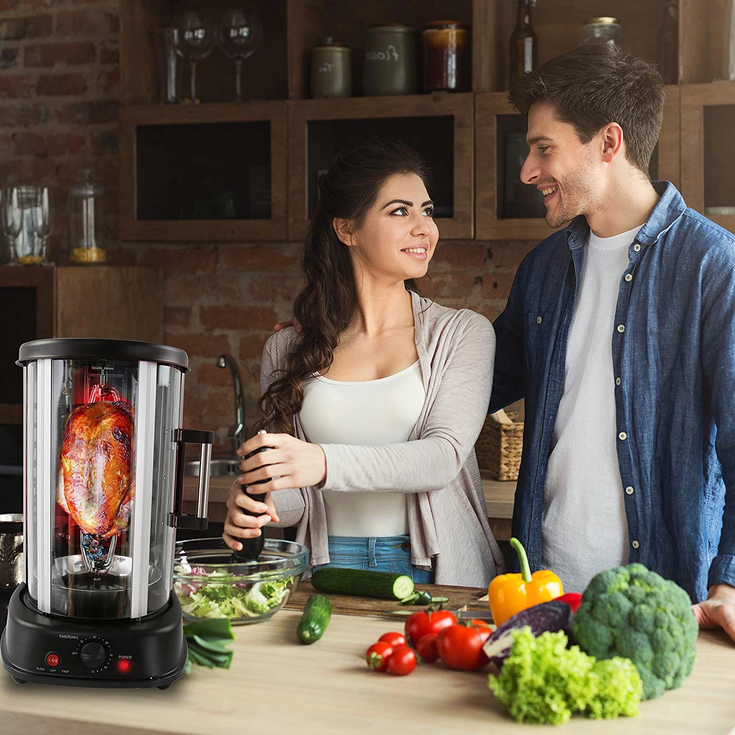 Hot Sale Electric Mini Kebab Grill Making Machine For Kitchen