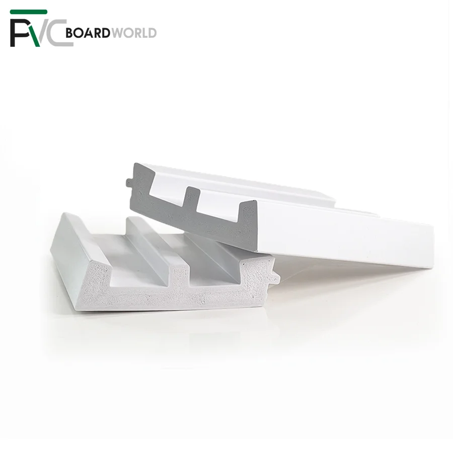 Customized Size PVC Profile Window Frame And Sill Board For Interior Decoration