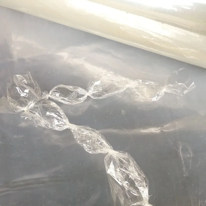 Packaging Film Transparent PVC High Twist Retention White Food Candy Packaging Candy Wrapper Customized Moisture Proof Soft
