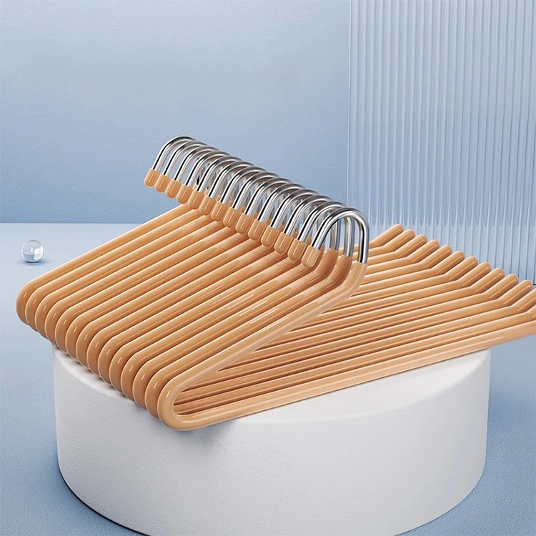 Wholesale Space Saving Metal White Open Ended Pants Hanger Multicolor Space Saving Hangers