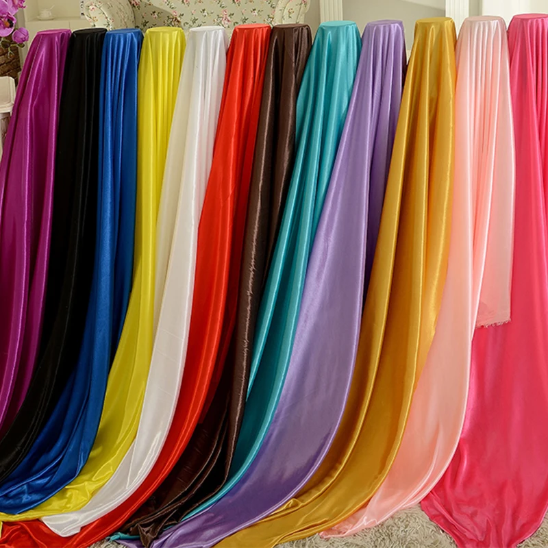 High Quality Luxury Queen Bed Sheet Fabric 25MM 100% Pure Silk Charmeuse Satin Wide Fabric