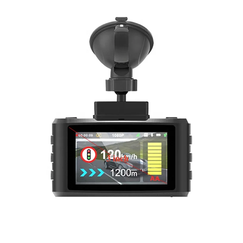 Customizable 1920*1080P fixed mobile speed test English Russian voice broadcast Car Dvr Camera drive recorder