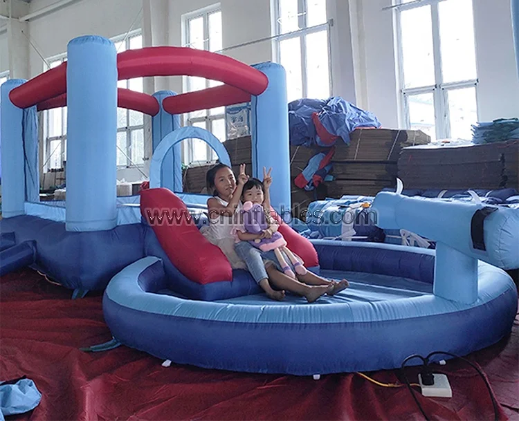 Orient надувные лодки нейлон Оксфорд для домашнего использования для вечеринки Надувное Бегемот брызгам воды скольжения с распылителем