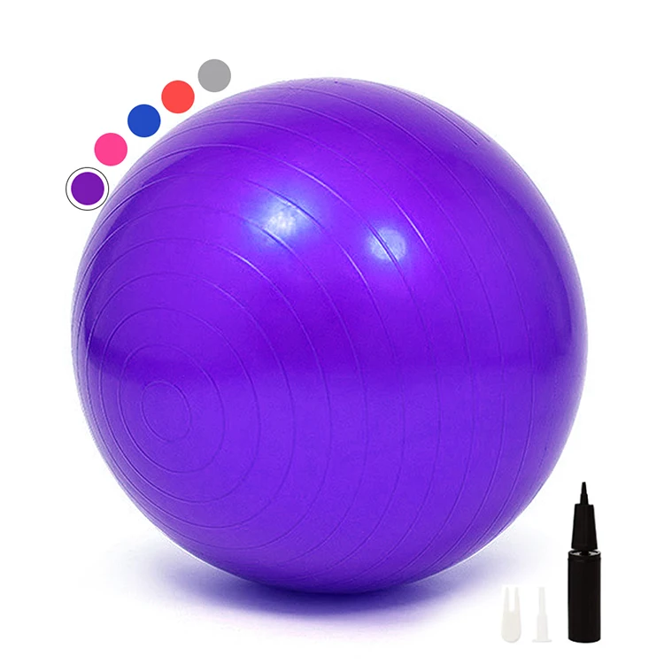 Мяч для йоги из ПВХ диаметром 45/55/65/75 см