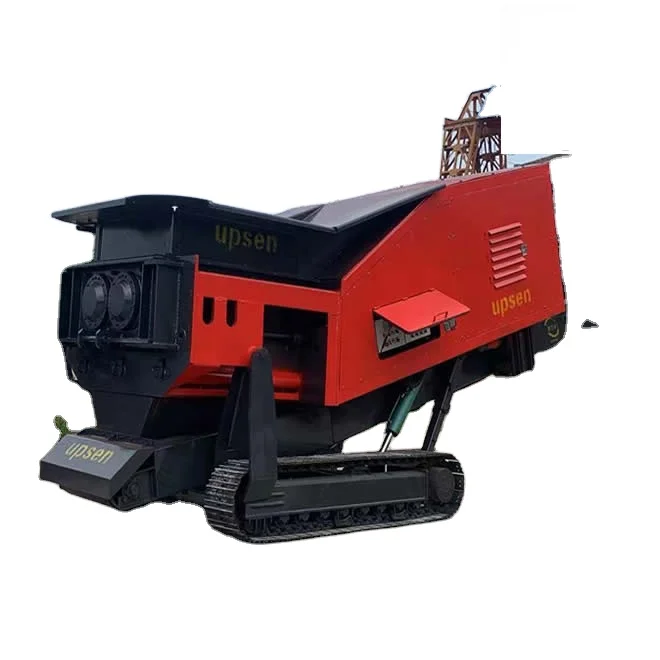 Tracked Mobile Shredder For Biomass and Green Waste