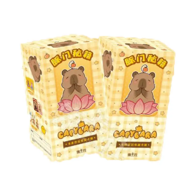 Cardfun factory wholesale 24 sealed box hydrochaeris CAPIBARA play Card Capybara collection cards
