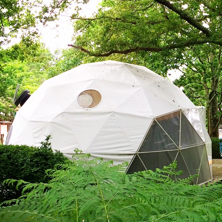 Luxury Yurt Connected Camping Tree Cabin Dome House Family Party Geometric Dome Tent Promotion Tent For Camping