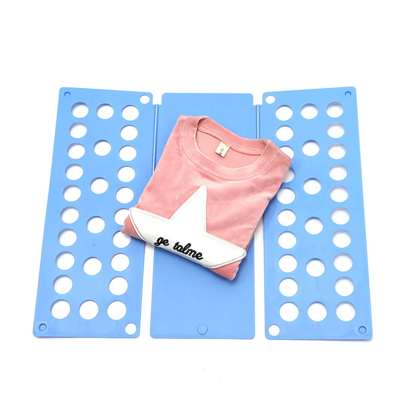 40*48cm Folding shirt board storage Fold clothes Household clothes finishing device Lazy stacking board