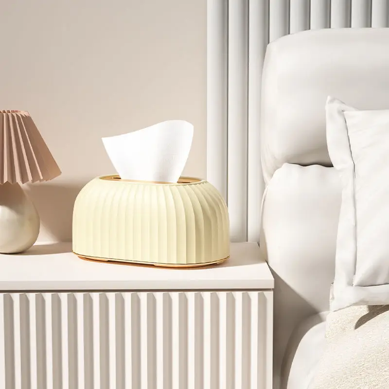 Desktop Automatic Lifting Tissue Box Household Creative Tissue box Living Room Bathroom Kitchen Restaurant