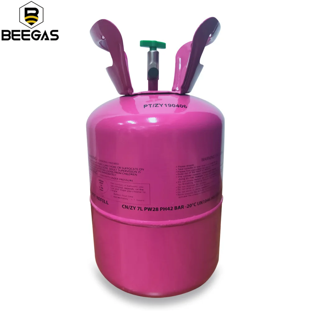 Beegas Factory Direct Pure Steel Helium Gas Tank Cylinder Low Pressure Industrial Use Balloons