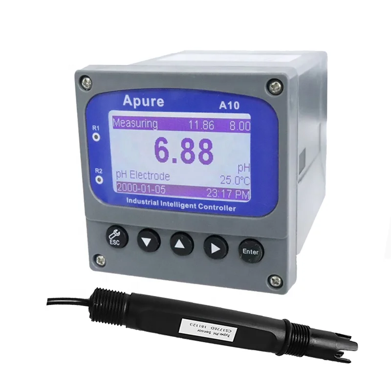  Apure online Цифровой pH ORP EC анализатор качества воды измеритель