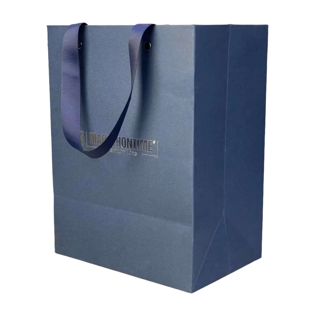 Custom premium high quality gloss/matte laminated luxury boutique eurotote gift shopping paper bag with logo
