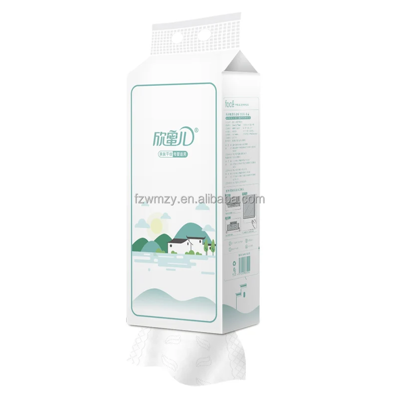 Hanging Facial tissue paper bottom extraction, 2-4 layers,customized,soft tissue,skin-friendly bulking bag facial tissue