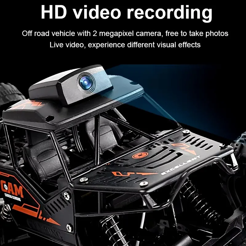 1/18 Alloy 4WD High Speed Rc Car For Kids Rc Auto Rock Crawler Drift Climbing 4WD RC Car With Wifi Camera