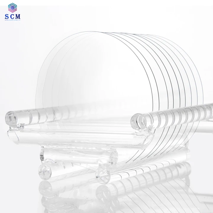 Custom  microwave radio frequency device electronic power materials 6 inch silicon carbide SiC wafer semi-insulated type