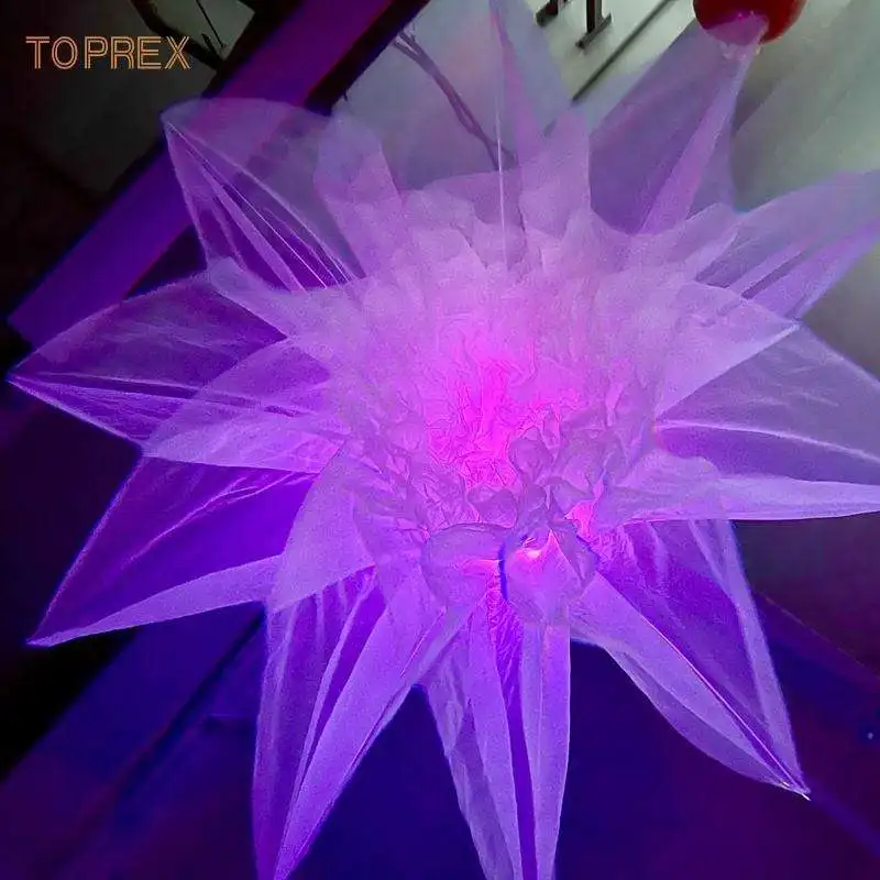 The Color Is Optional Led Kinetic Lifting Flower Open And Close With Lighting For Wedding Party Event Decoration