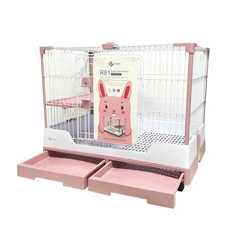 Pet aviation case Rabbit guinea pig small cat dog squirrel dragon cat universal belt cage with urine bottom mesh