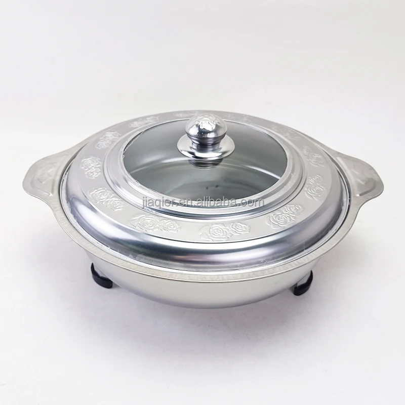 Stainless steel circular combination cover tripod stove cyclone two-ear dinner stove