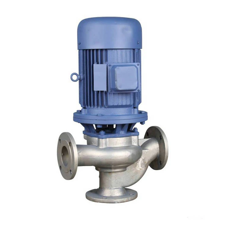 GW stainless steel vertical pipeline sewage pump for industrial hot water high temperature circulation pump
