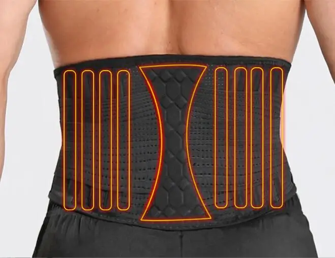 Air Mesh Anti-skid Lumbar Support Lower Back Pain Relief Back Support Belt Adjustable Back Brace For Sciatica Scoliosis