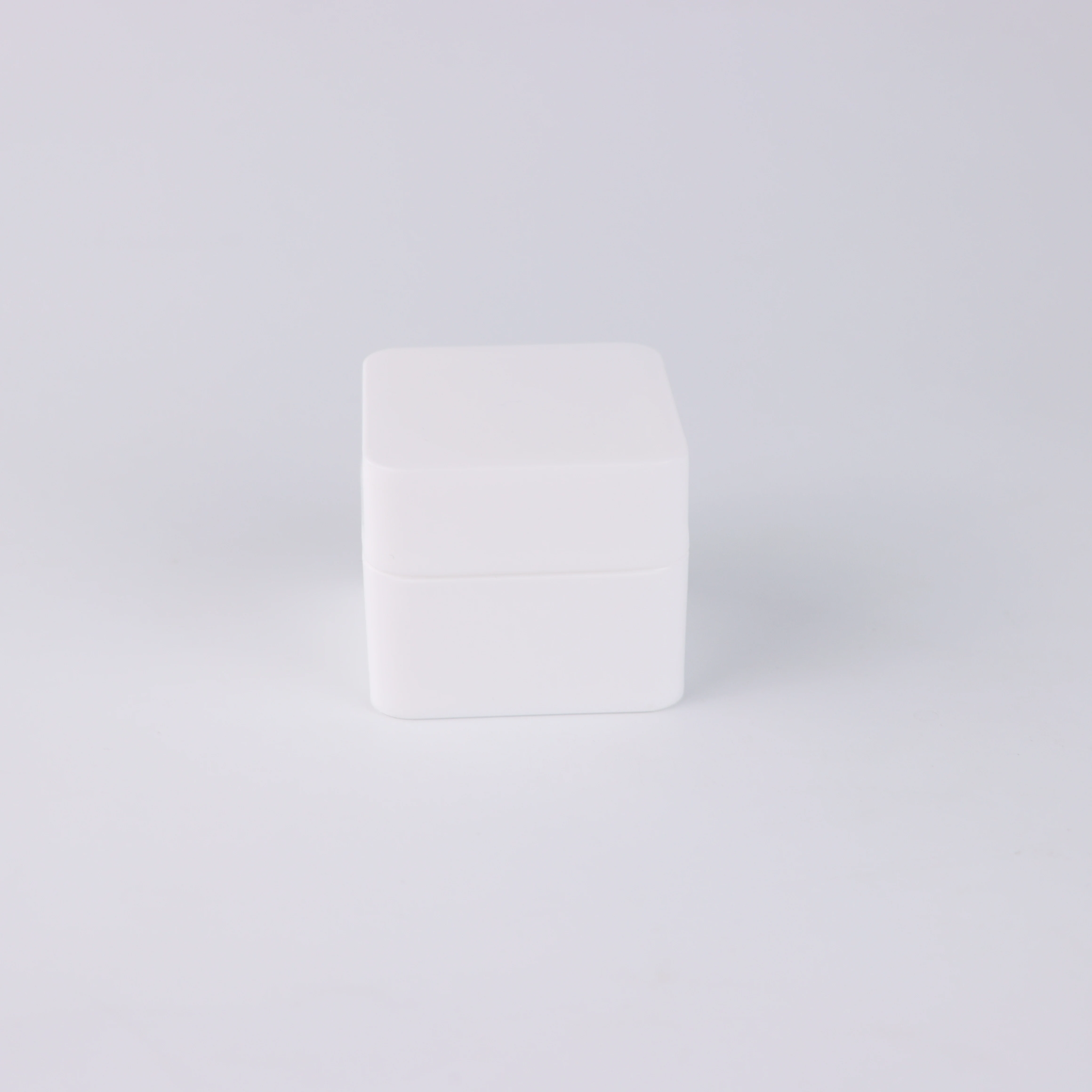 5mL 10mL 20mL 30mL 50mL PP plastic colorful double layer frosted square cream jar