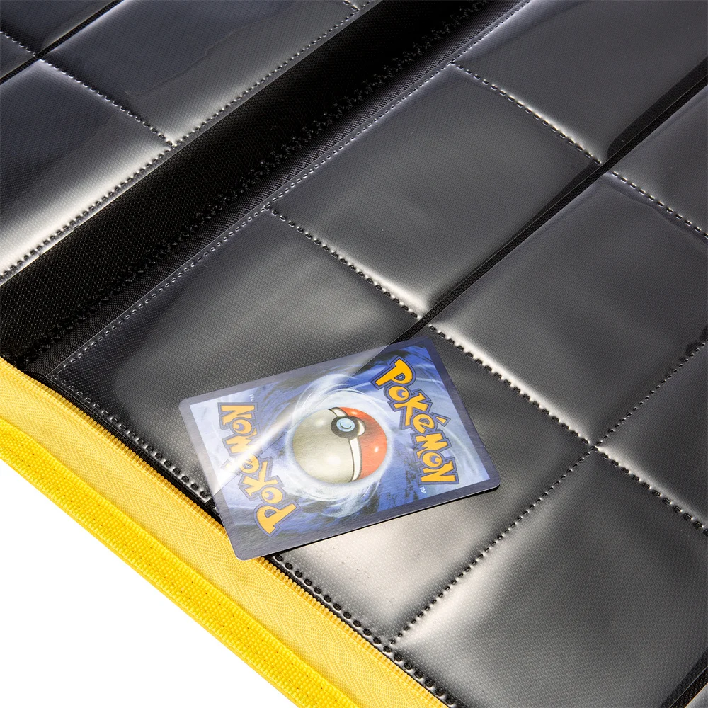 Папка для карточек папка альбомов на молнии 12 карманов с боковой загрузкой 360 TCG MTG gcc YUGIOH