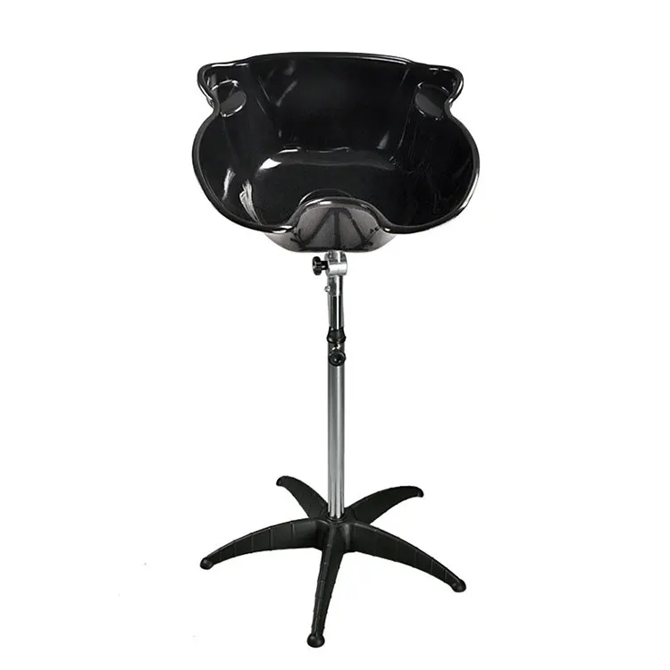 Modern Design Sitting Hair Wash Basin Adjustable Movement Wash Basin Barber Vertical Type Shampoo Bowl