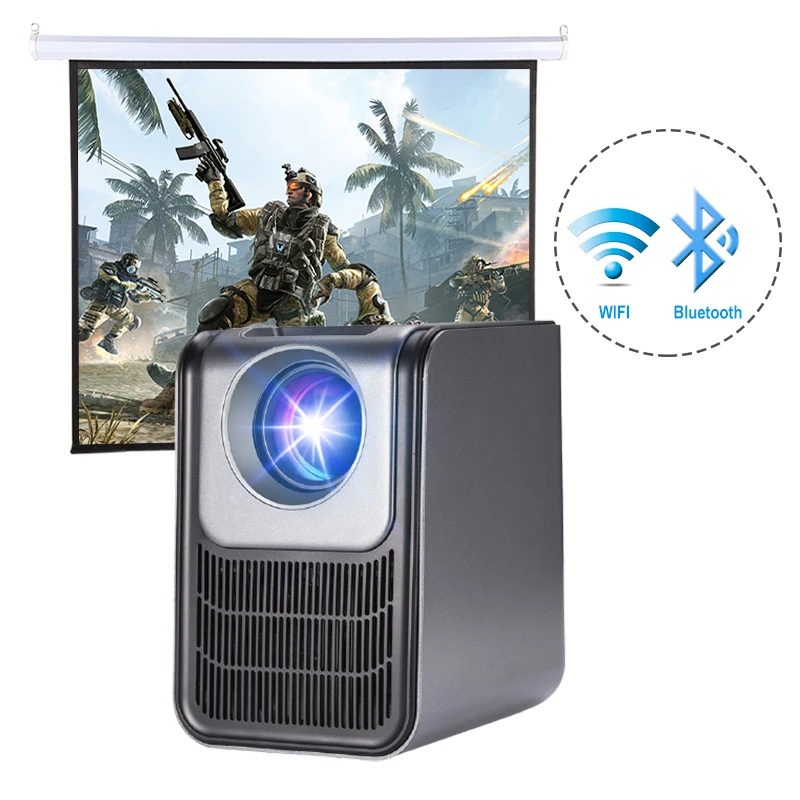  Handheld 11000 Lumens Portable Video Wifi Led 1080p 4k Lcd Projector HD Multimedia Proyector Portatil