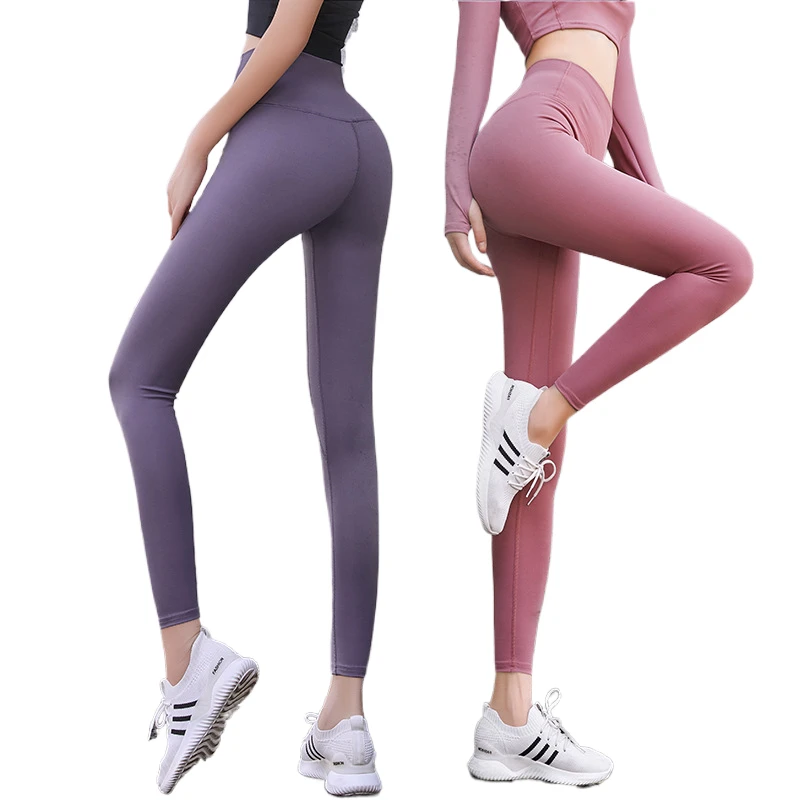 Exercise workout pants peach pants cross-border running hip raise high waist stretch tights yoga pants women