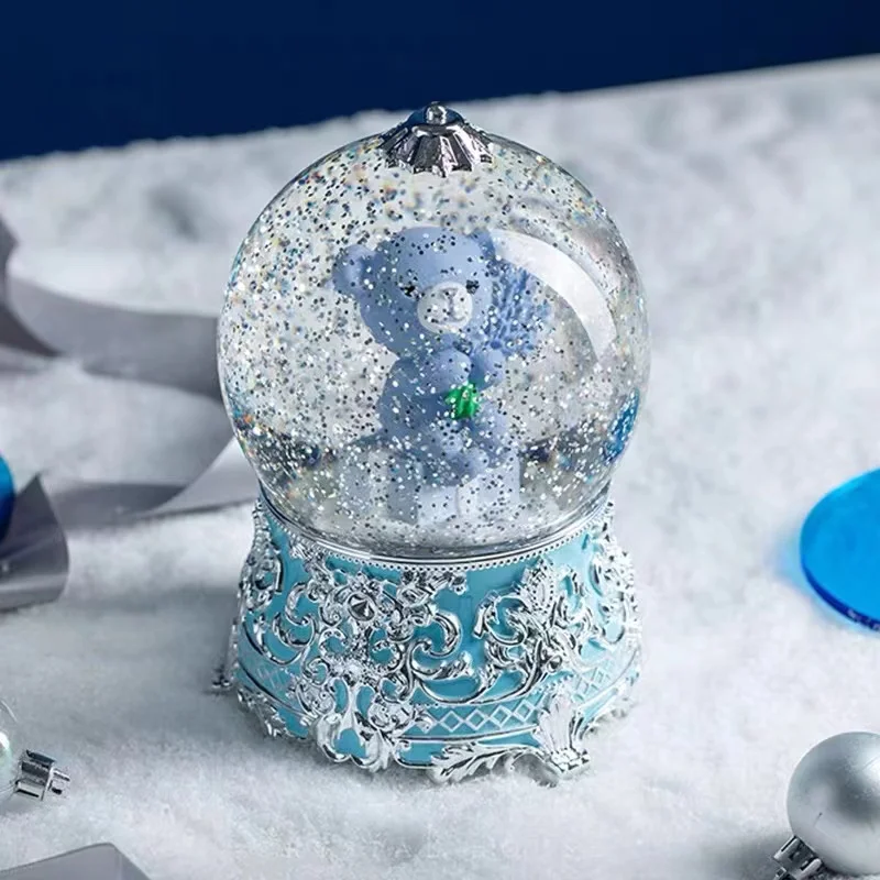 wholesale home decor light Snow GLobe  Light luxury Design custom Snow ball  for home ornaments