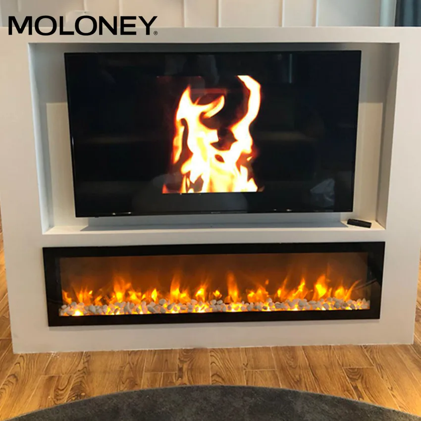 LED color flame lights decorative fireplace surround decoration fireplace electric heater