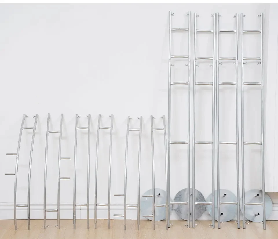 Galvanised Iron Cylindrical Flower Stand Flower Arch Artificial Flower Frame Stable Shelf For Wedding Background Decor A5777