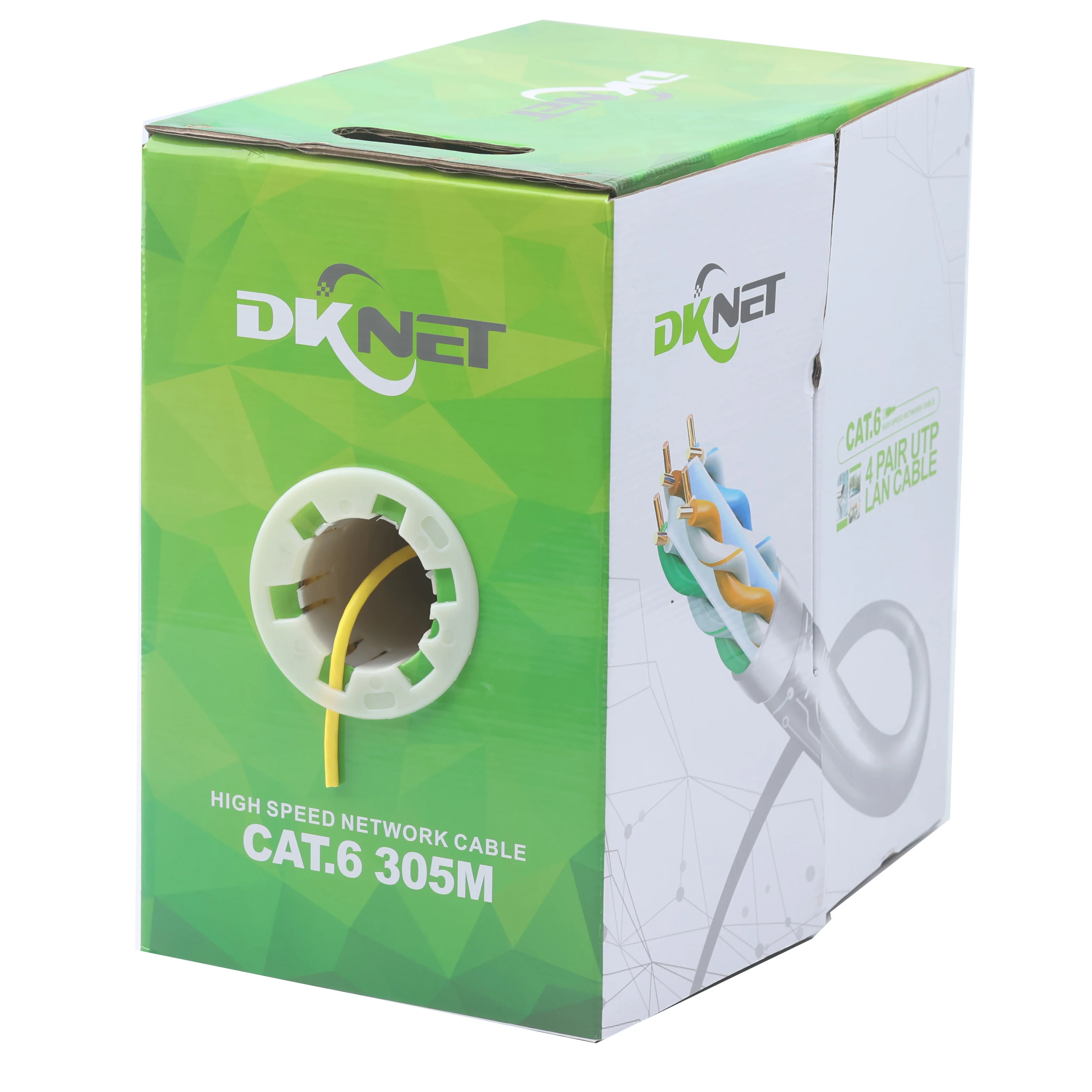 Chinese Manufacturer Wholesale OEM 305m Easy To Pull Out Box Cat 6 Twisted Pair Wires CCA Networking Wire Cat6 UTP Indoor Cable