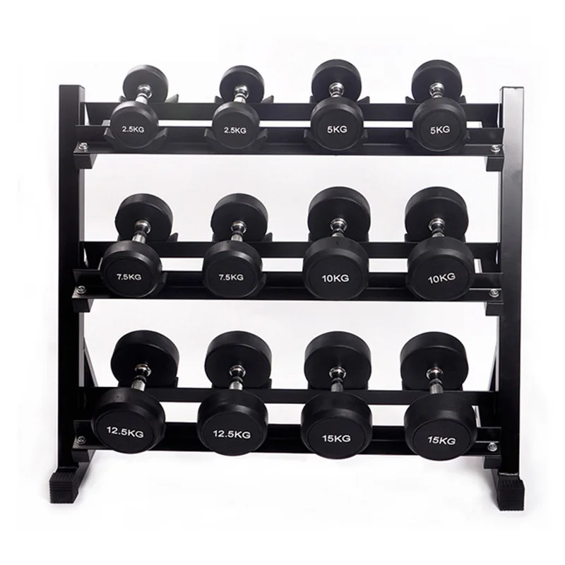 Buy and send, welcome to buy. Commercial Dumbbell Set Weight Rack 2 Tire dumbbell rack