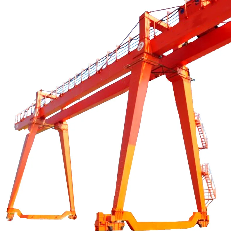 High End Design Top Selling Construction  Good Protection  New Rail Mounted Double Girder Container Gantry Crane