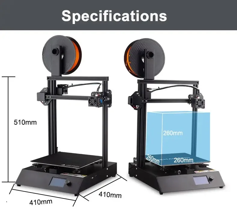 2024 Automatic 3D Printer Machine For Plastic Which Touch Screen 3D Printer  Machine