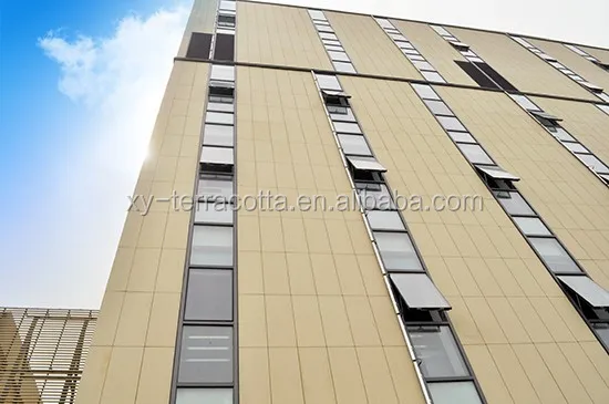 red stone grill for facade wall clading