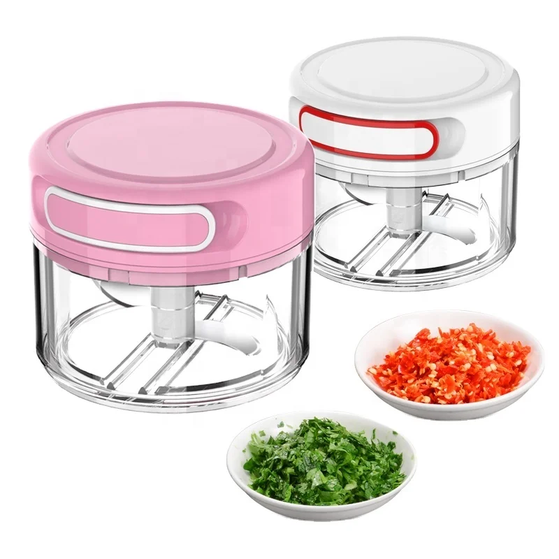 Kitchen Family Multipurpose 230ml vegetable mini magic knife garlic mincer meat cutter