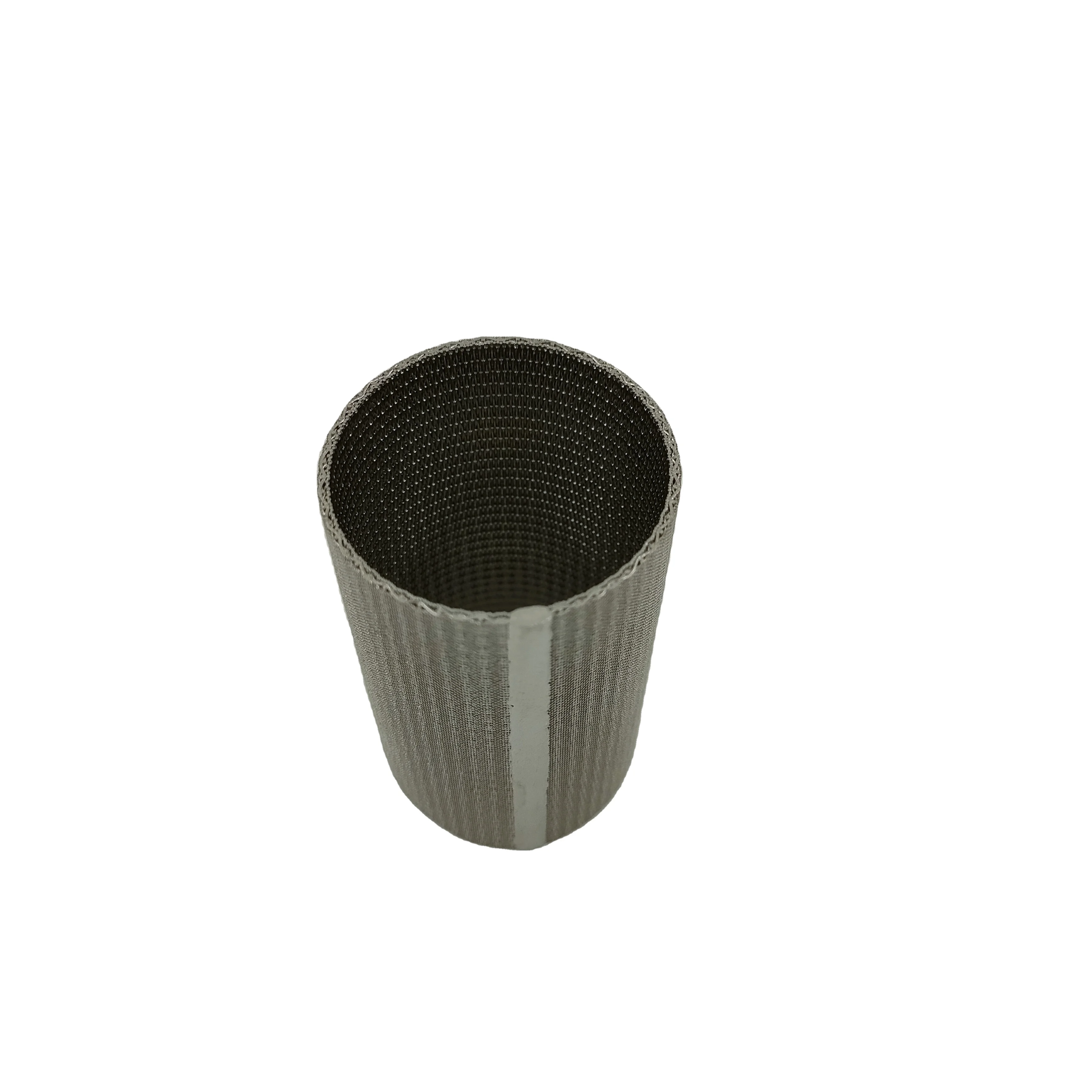 Backwash 10/20/40/50/80/125 Micron Stainless Steel Sintered mesh filter element for industrial oil pre water filter treatment (1600593668661)