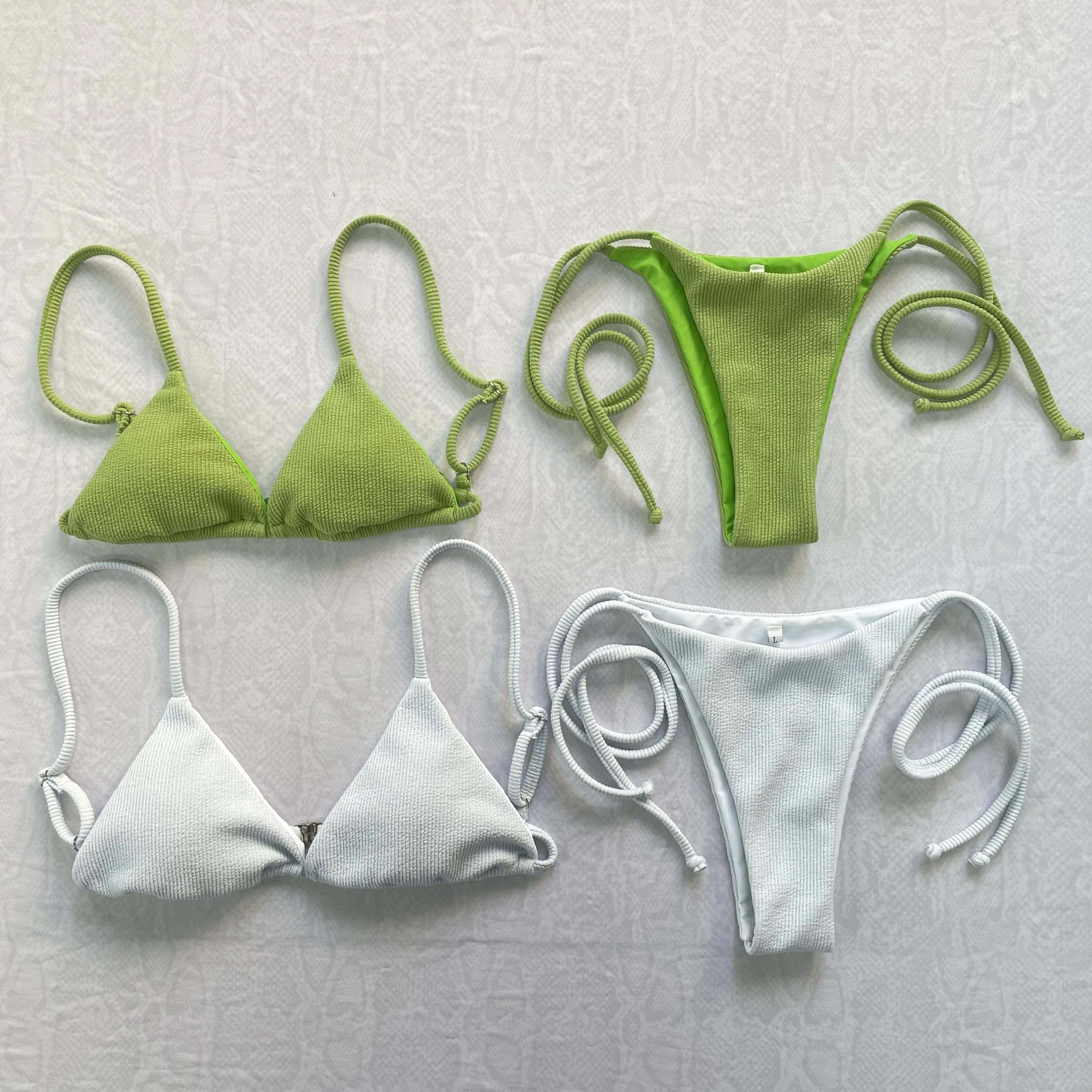  New Material textured Sexy swimsuit Brazilian beachwear Push Up Off Shoulder Beach Women Swimwear