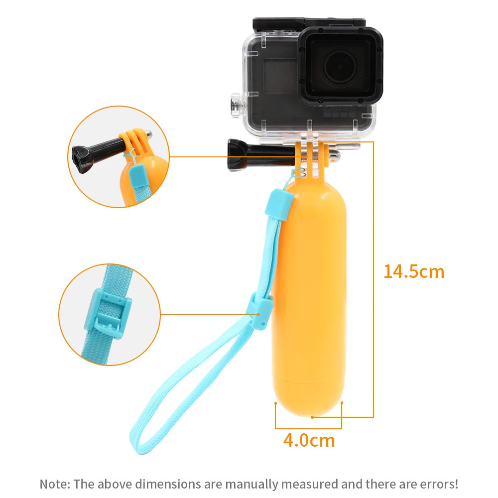 HONGDAK Action Accessory Set for Go pro hero 10 9 8 7 6 Kit Selfie Stick Adjust Strap Case for DJI OSMO Sport Camera Accessories