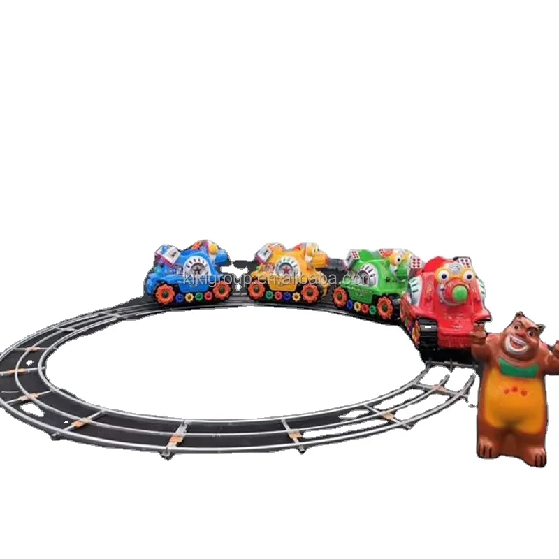 Manufacture hot sale cheap price ride on train with track for kids