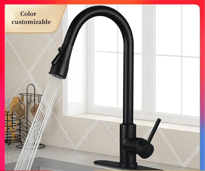 China Sanitary Ware Golden Color Brushed Designer Luxury Gold Kitchen Faucet