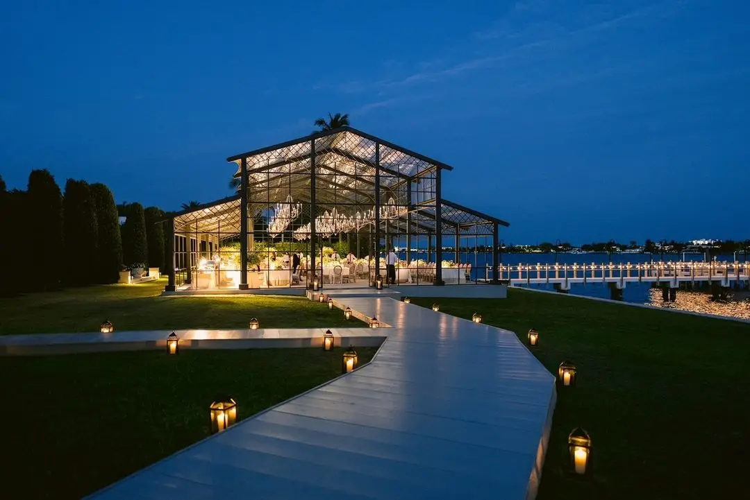 Customized factory price waterproof Wedding party aluminum tents for 200 People 500 people large Marquee tent