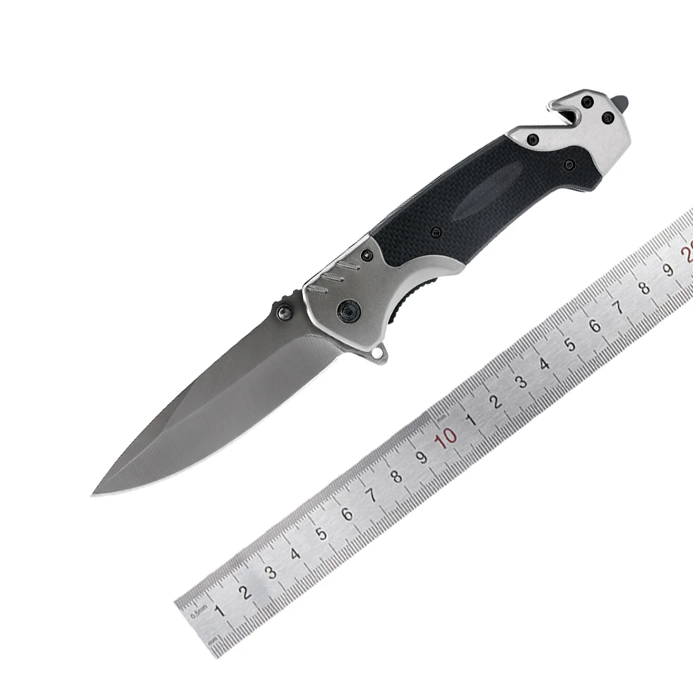 Tactical Folding g10 Combat Knives Folded Pocket Outdoor Camping Survival EDC Custom Knife couteau pliant