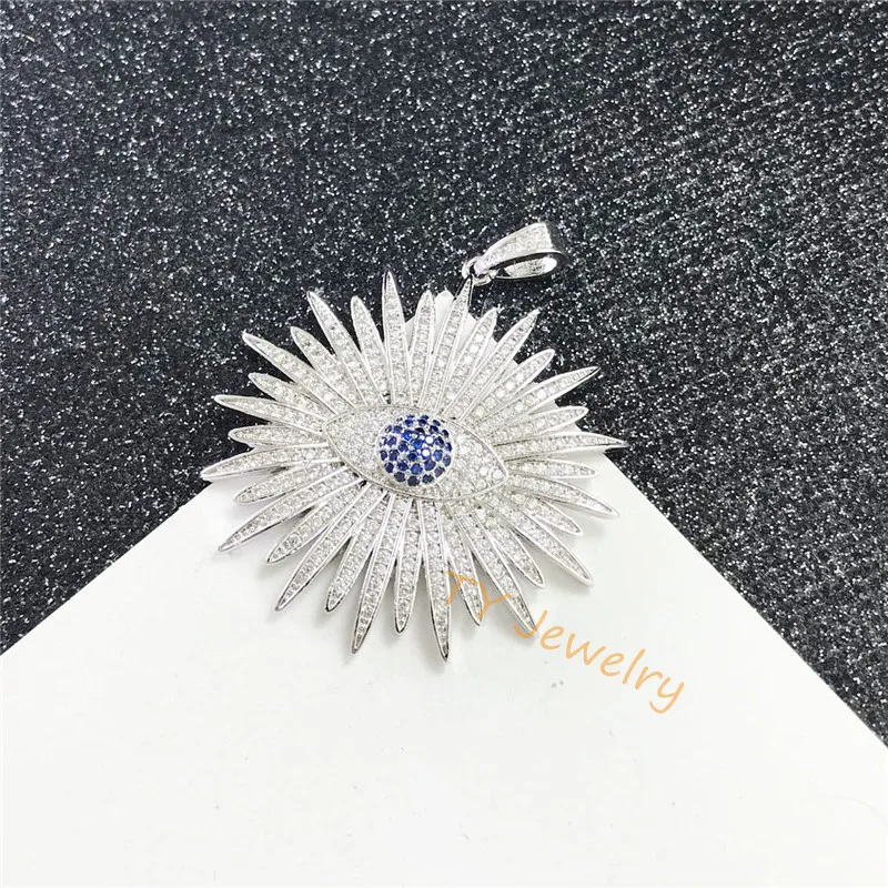 New Stunning fashion the Beautiful chrysanthemum eye shape of pendant symbol  Charm Accessoires for Bracelet Making pendant