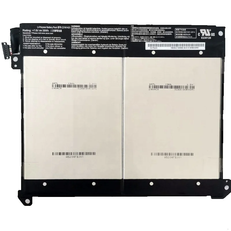 C21N1421 C21N1418 7.6V 38WH New Original Laptop Battery For ASUS Transformer Book T300CHI T300CHI-1A T300CHI-FL040P Tablet