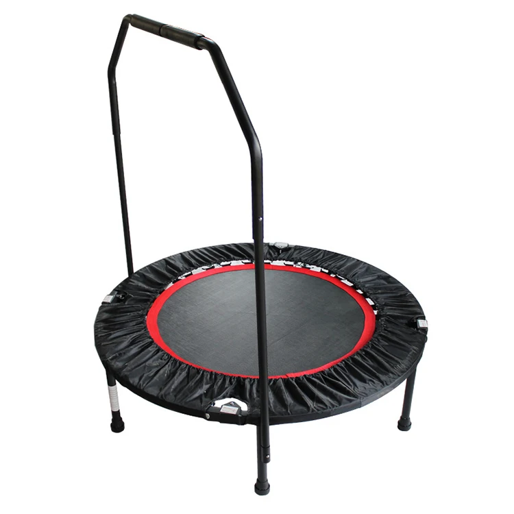 
sports jumping fitness foldable mini adjustable legs trampoline for sale 