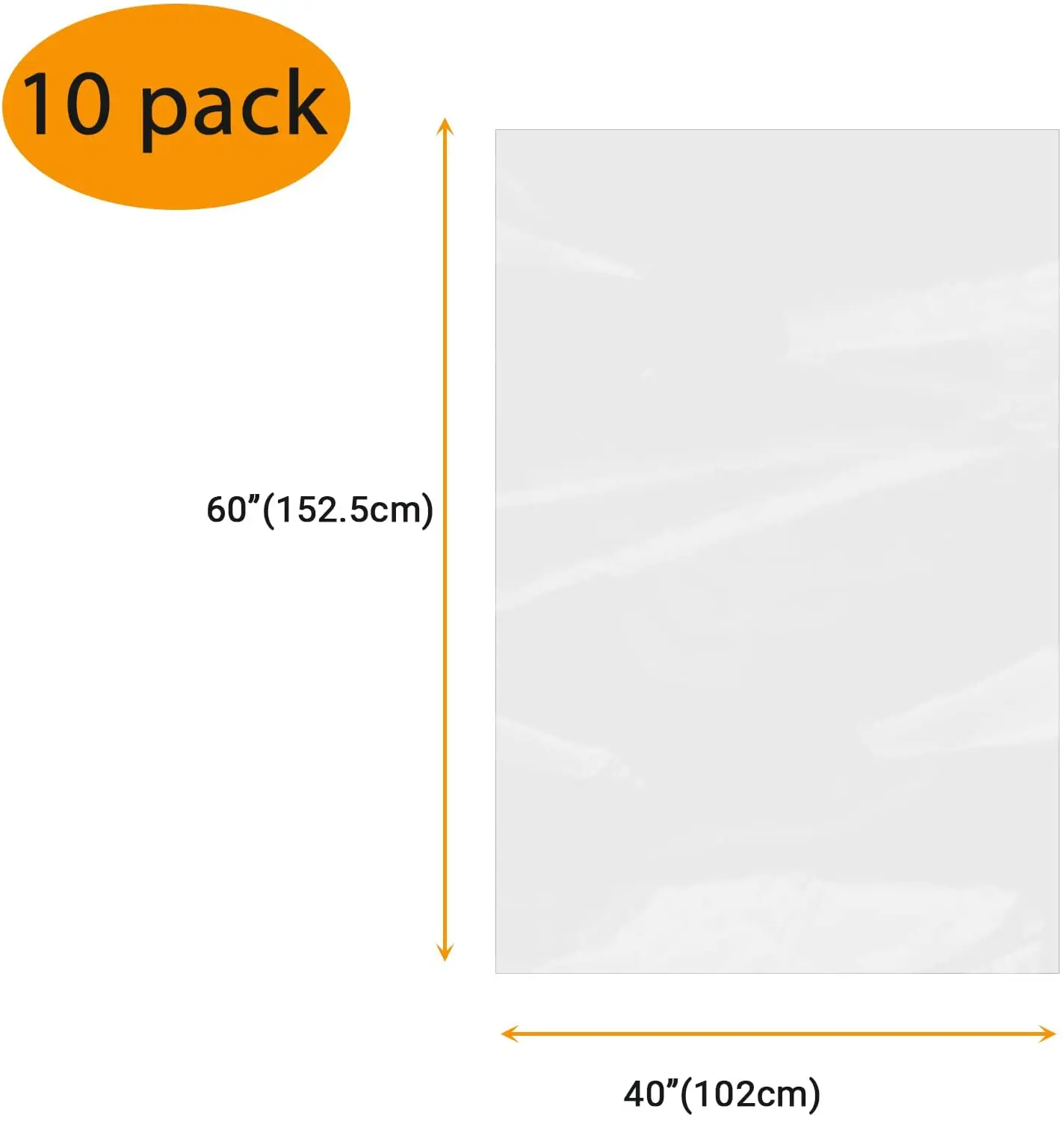 Extra Thick Recyclable Clear Plastic Comforter Storage Bag Dust-proof Large Packaging Bag For Luggage Suitcase